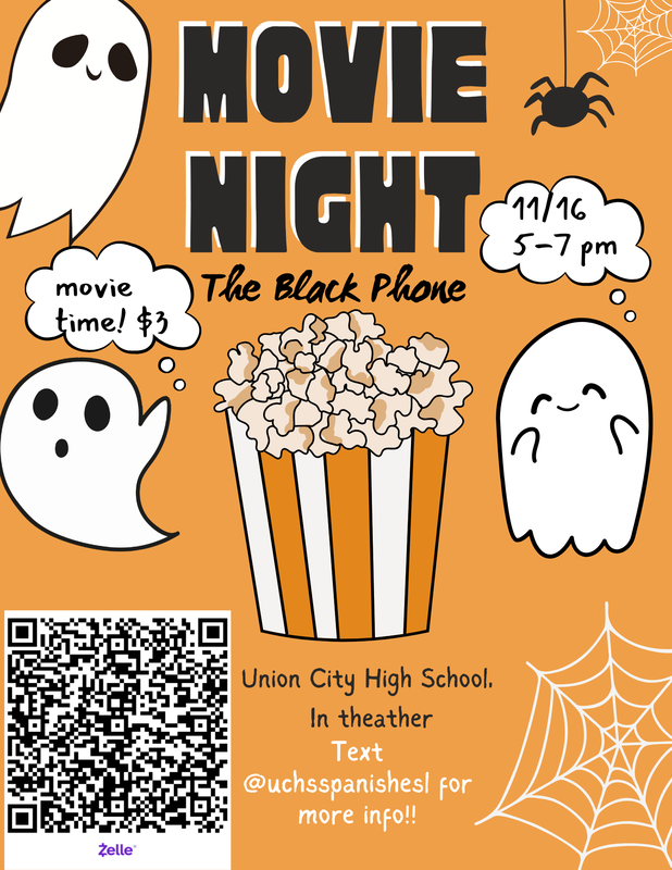 Halloween Movie Night Flyer