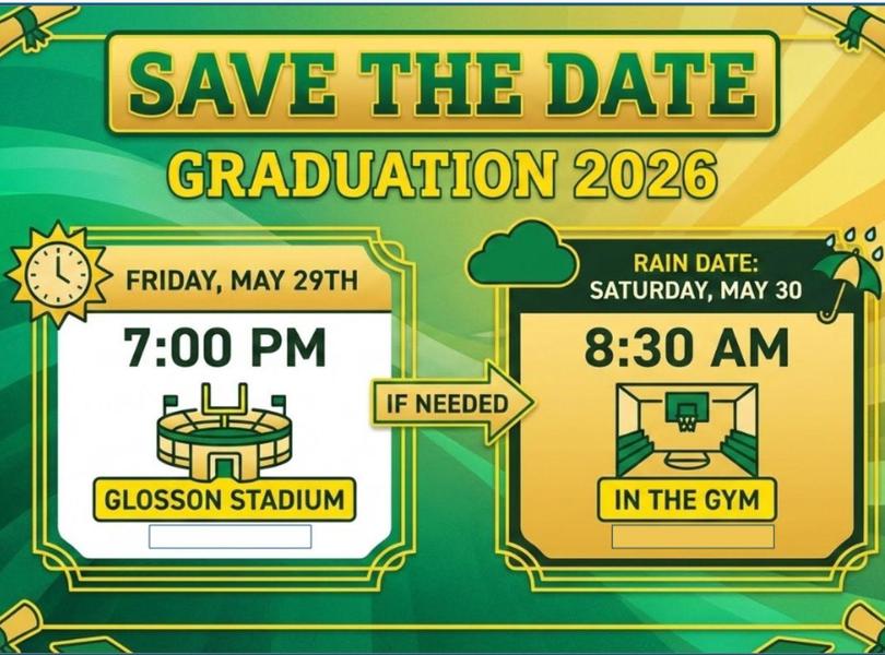 Save The Date Graduation 2026
