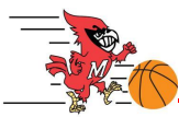 Mentor cardinal dribbling basketball