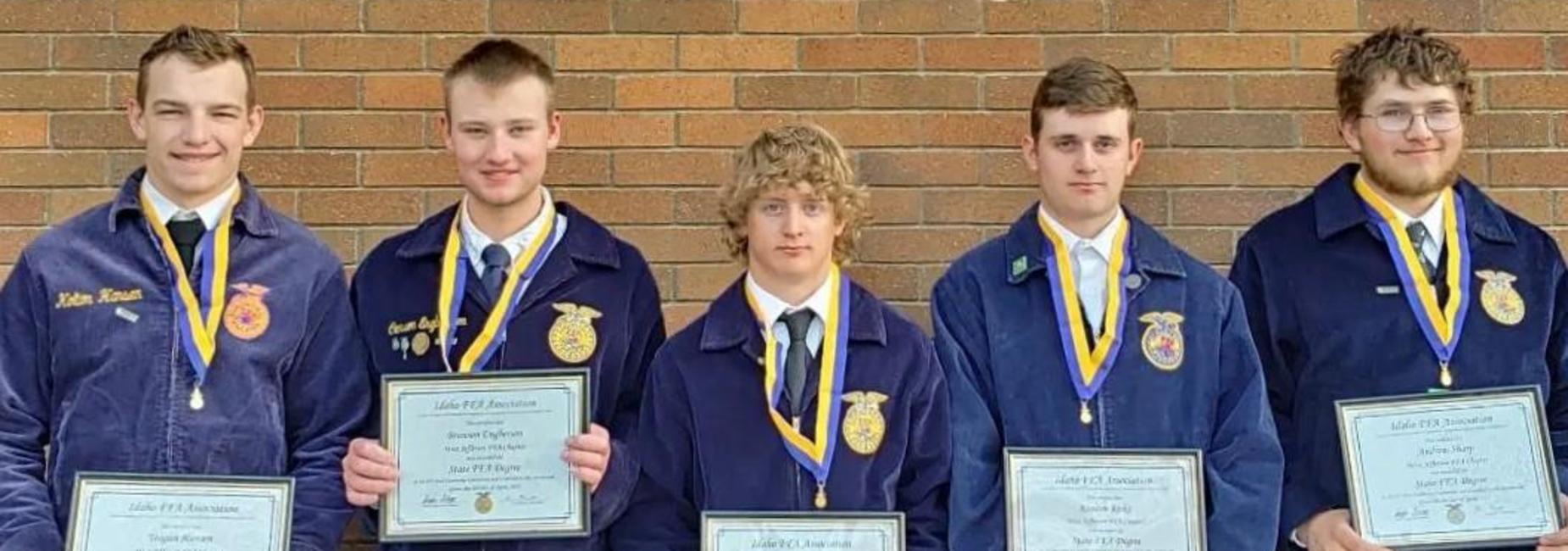 2022 State FFA Degree Recipients