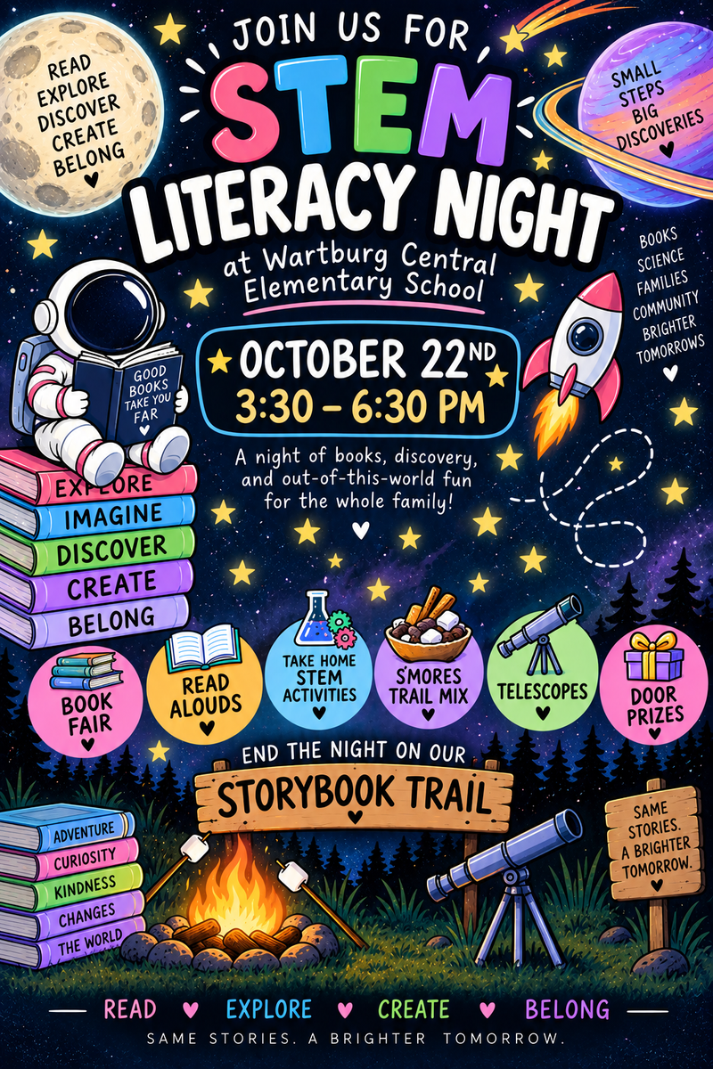 STEM Literacy Night Flyer
