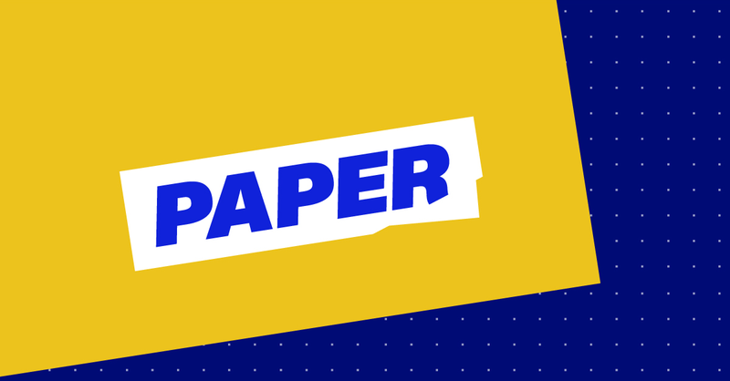 Paper learning graphic.
