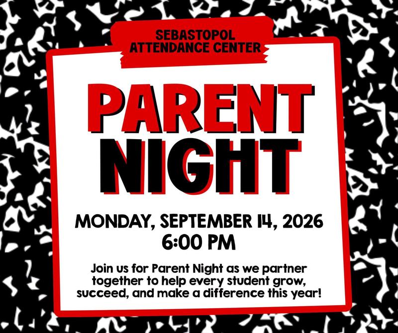 Parent Night is Monday, September 14th at 6:00 p.m. Featured Photo
