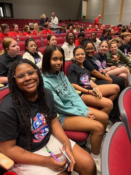 Our PCMS team of educators and students joined other coast schools in learning new strategies for school improvement, student engagement, and boosting morale at the Jostens event at Hancock High School