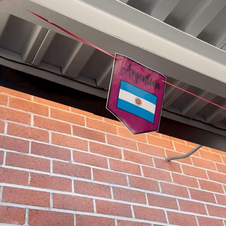 hispanic flags at school