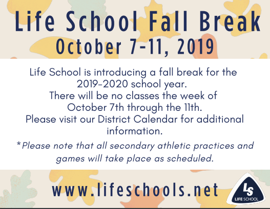 Life School Fall Break Featured Photo
