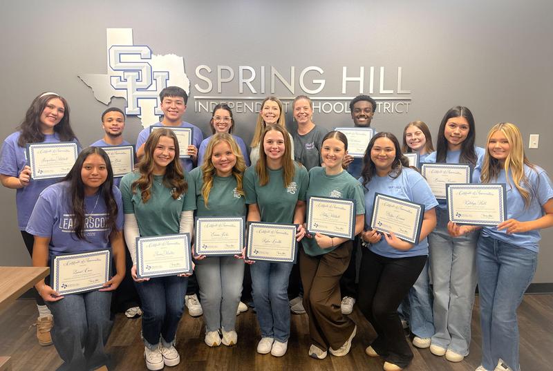 SHHS Students and Staff Recognized