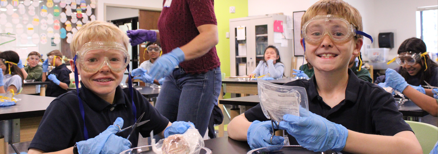 PCK students conducting science experiment