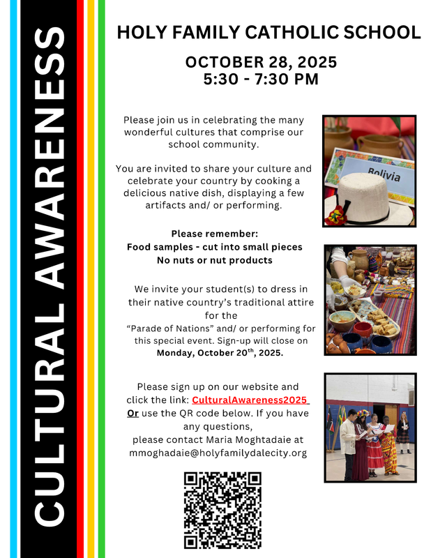 Sign up for the Cultural Awareness Celebration Here: Featured Photo