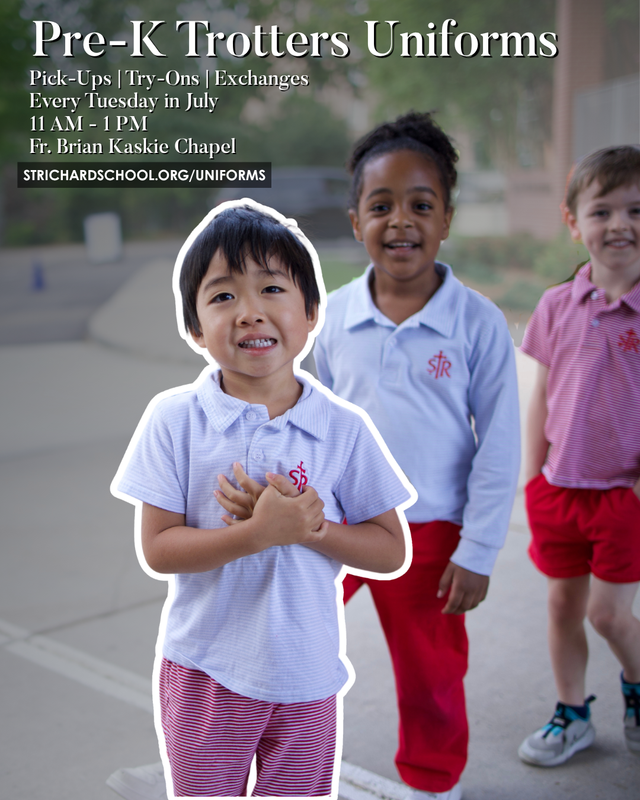 Trotter's PreK Uniform Sale - Tuesdays, 11am-1pm Featured Photo