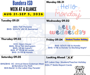 week at a glance