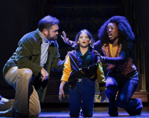 Craig Irvin, Bella Grace Smith, and Kearstin Piper Brown in Utah Opera’s The Shining. Photo: Dana Sohm