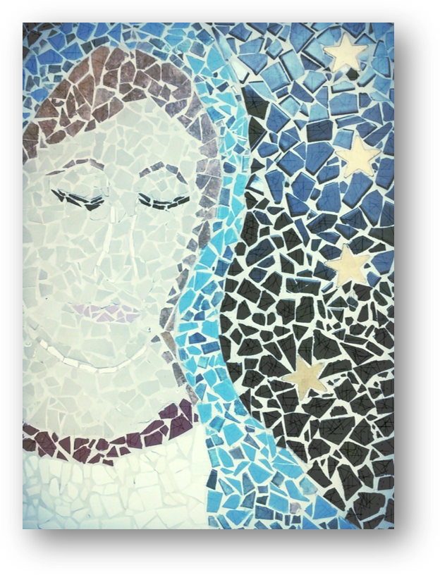 Mosaic of Mary