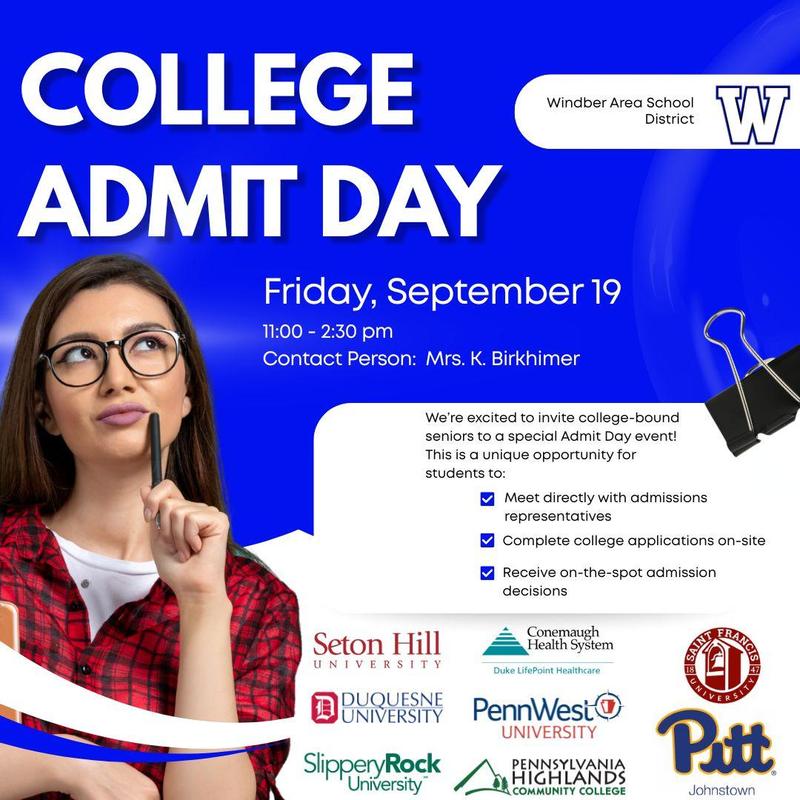 Admit Day Flyer