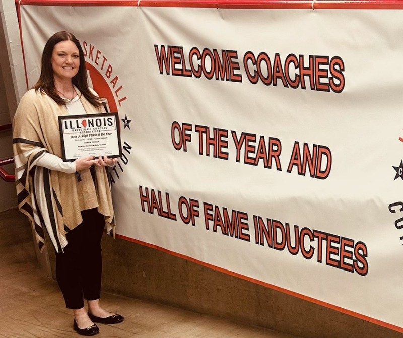 Coach Doman at IBCA Banquet