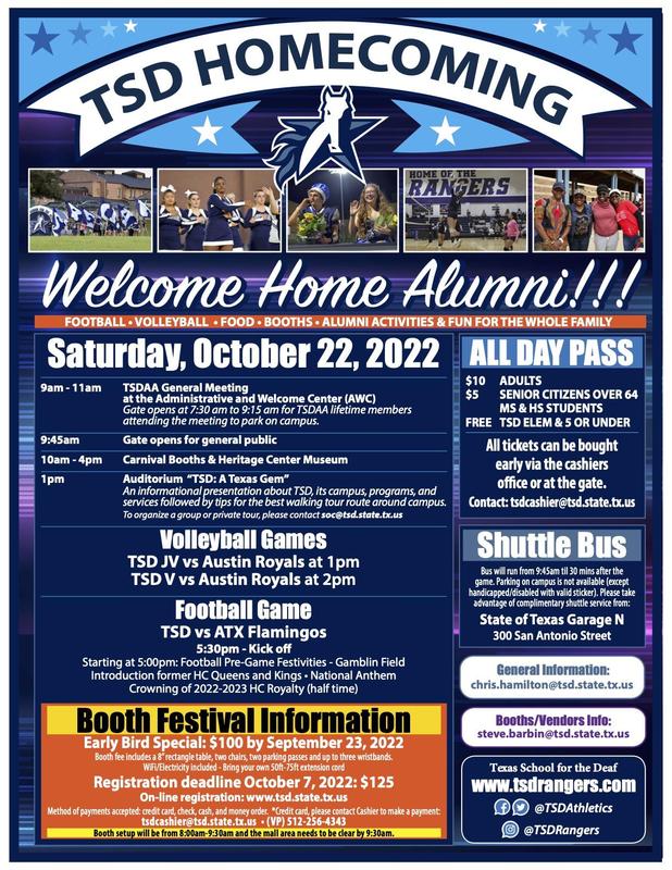 TSD Homecoming - SAVE THE DATE! Featured Photo