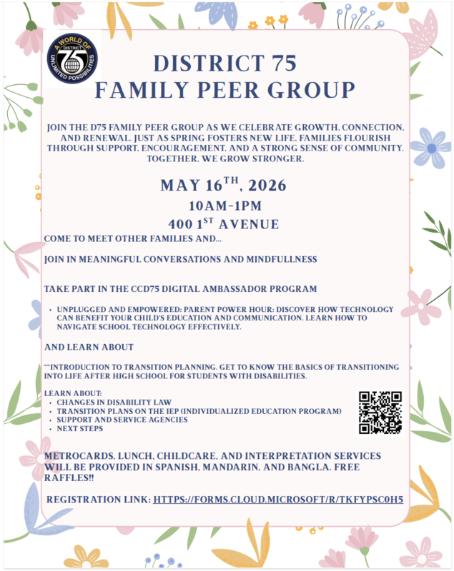 D75 Family Peer Group