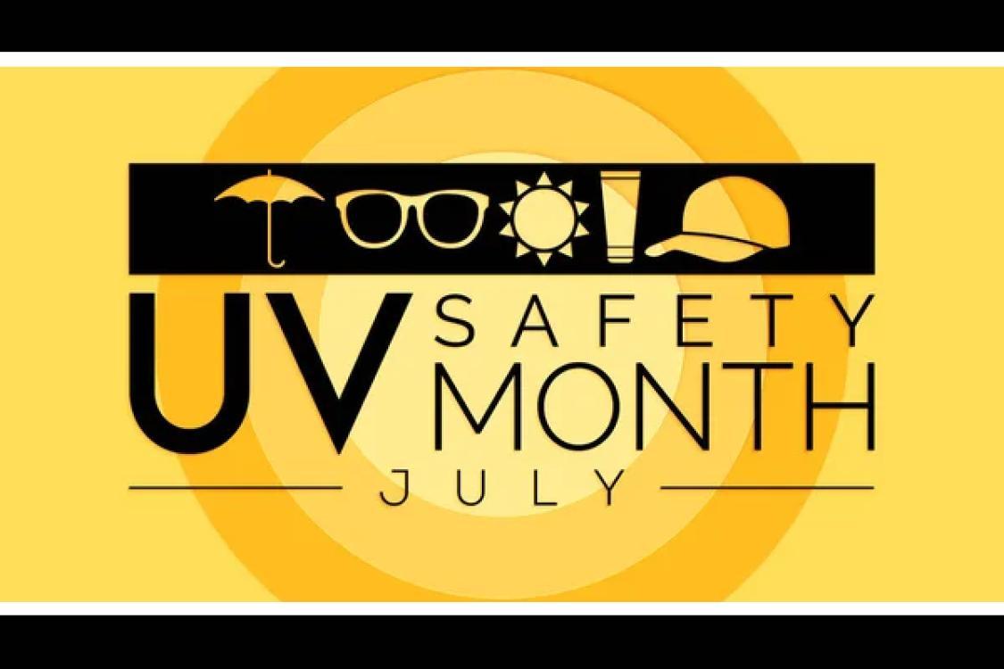 July is UV Safety Month -Yellow Sun