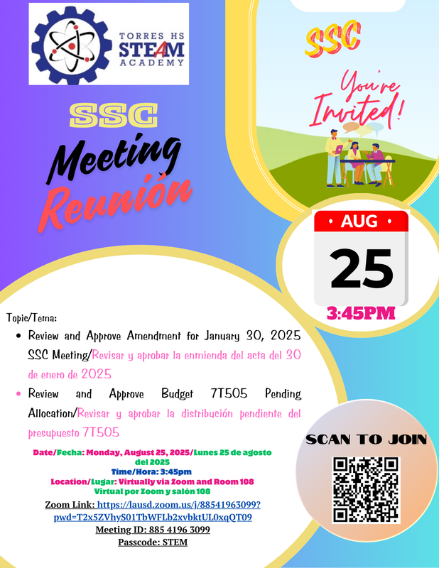 SSC Meeting