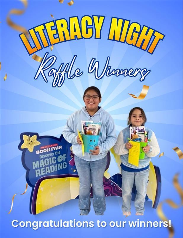 Literacy Night Raffle Winners
