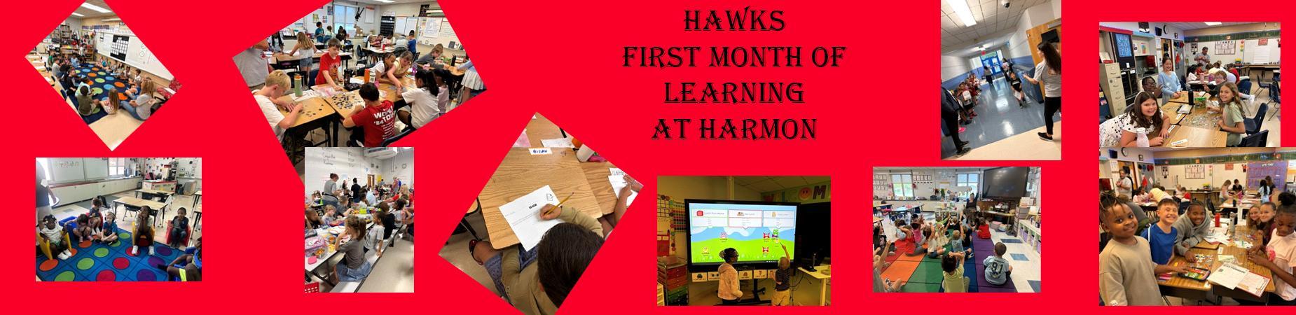 Harmons Kids first month at school