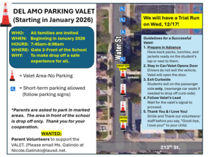Drop Off Valet Flyer