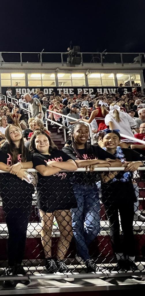 Supporting Our BIGS at their 1st home football game!