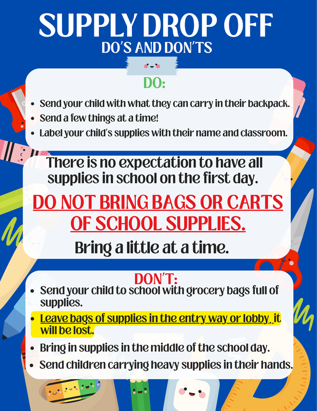 Supply drop off policies