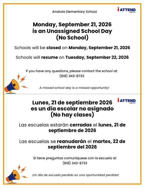 Unassigned Day Flyer