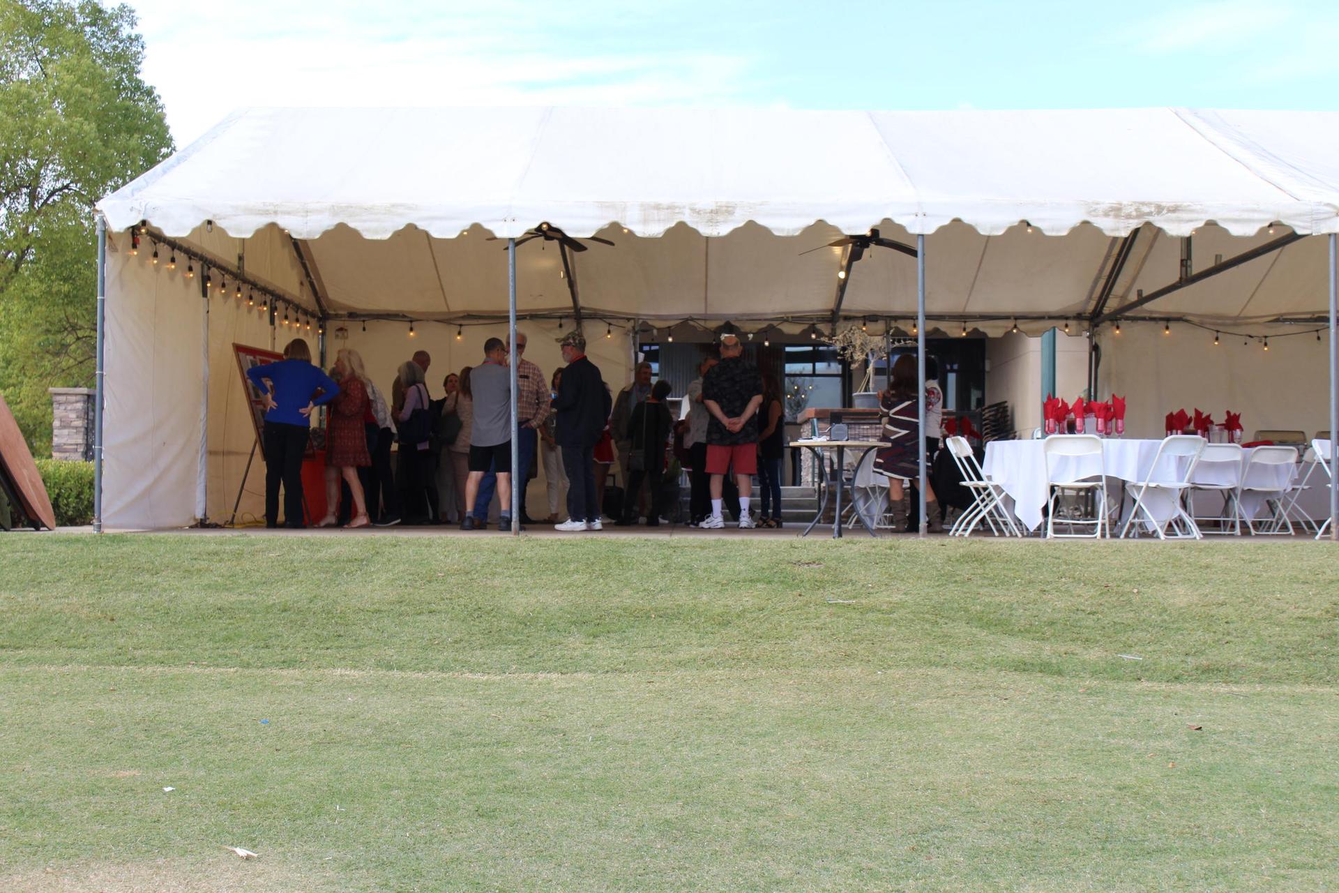 Members of the class of 1971 at their 50 year reunion
