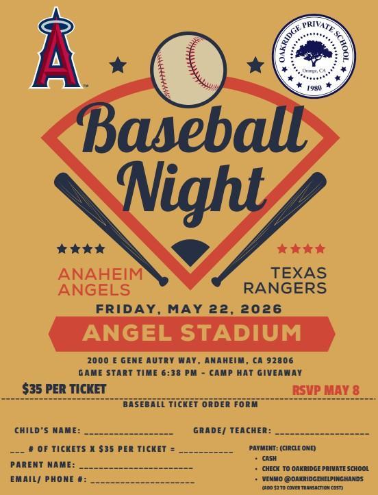 oakridge angel family night