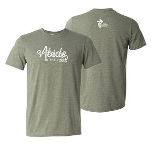 Parent Abide t-shirt in heather green color