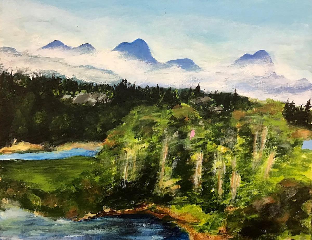 canvas landscape art