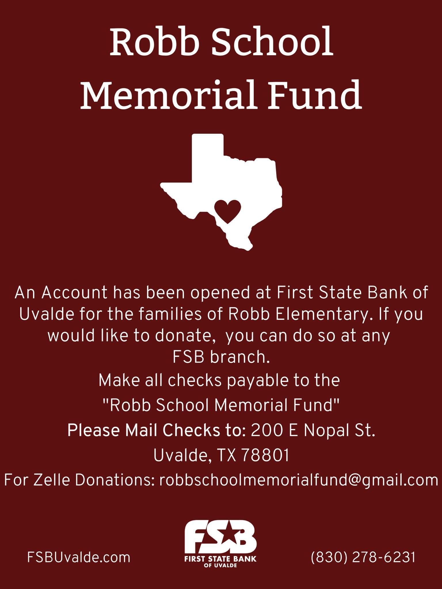 First State Bank of Uvalde Opens Up Donation Account / Primer Banco