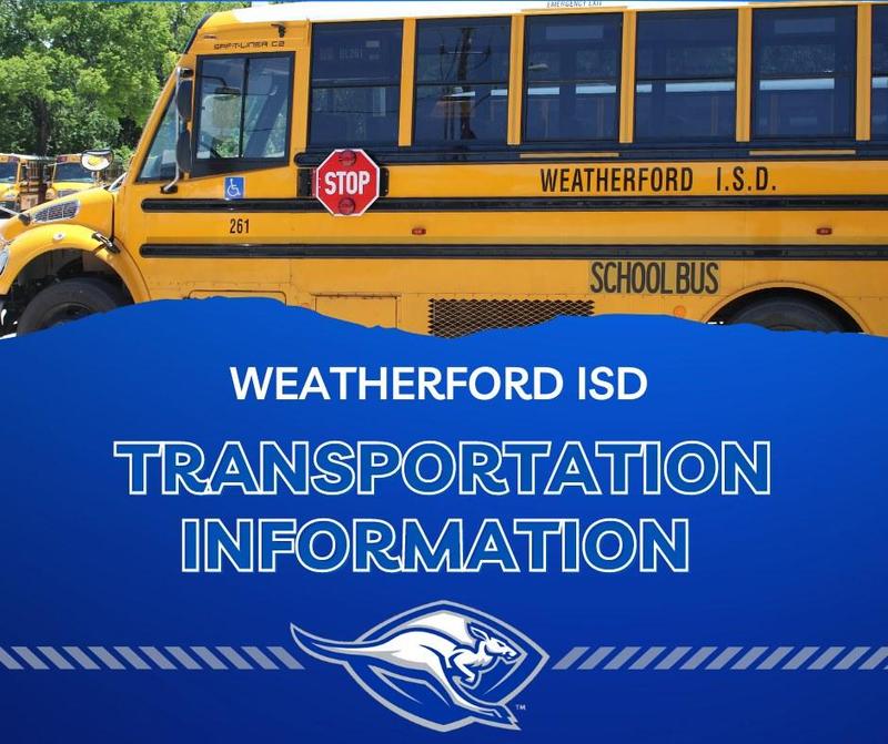 Weatherford ISD Transportation Information - 4.28