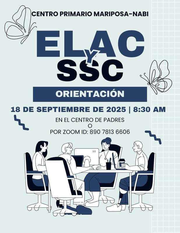 Orientacion del ELAC y SSC