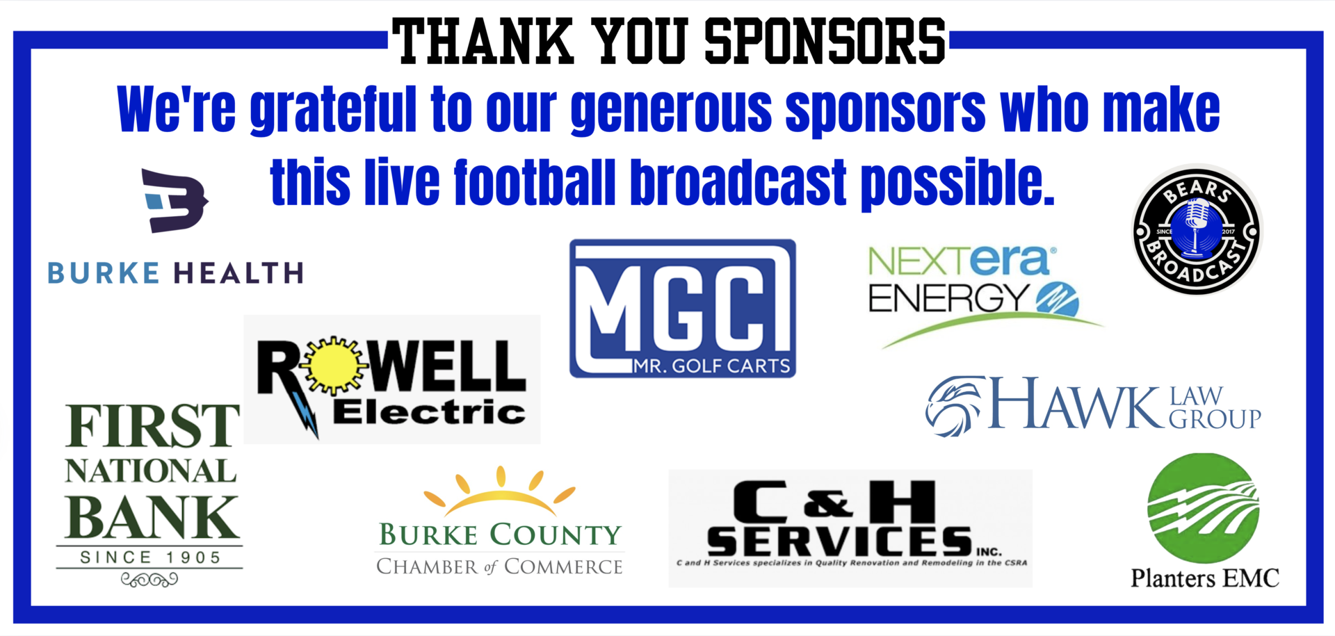 sponsors