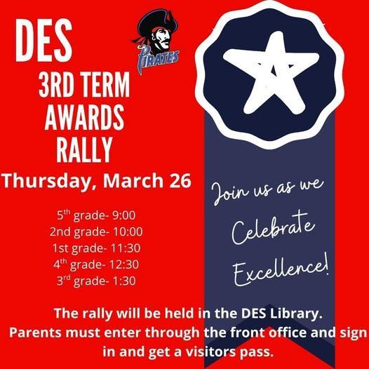 3rd Term Awards Rally!