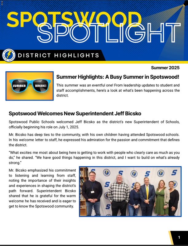 Spotswood Spotlight!
