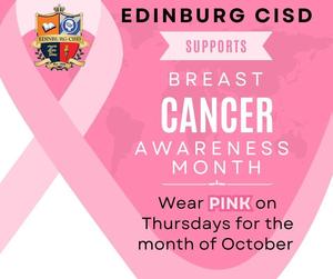 Wear pink on Thursday's in October with Jeans.