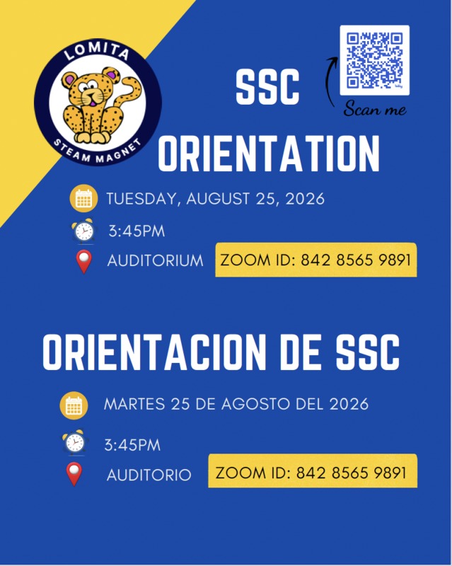 SSC Orientation 8-26-25
