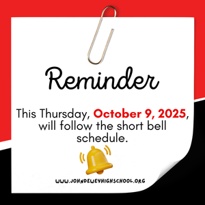 short bell schedule oct25