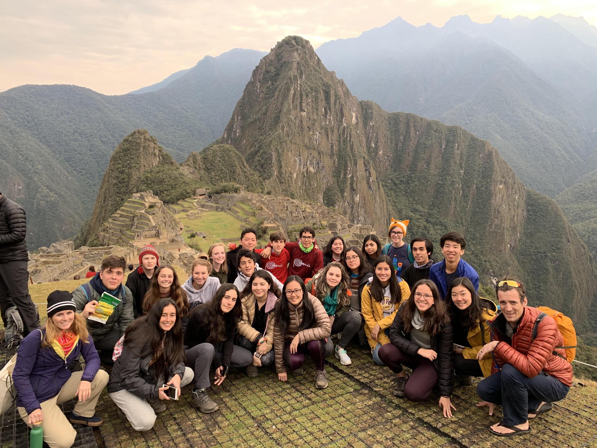 IAA Students at Machu Picchu