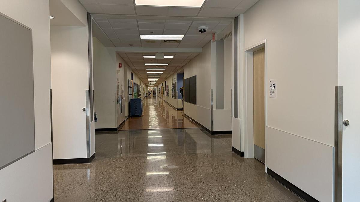 Fern Hill addition hallway