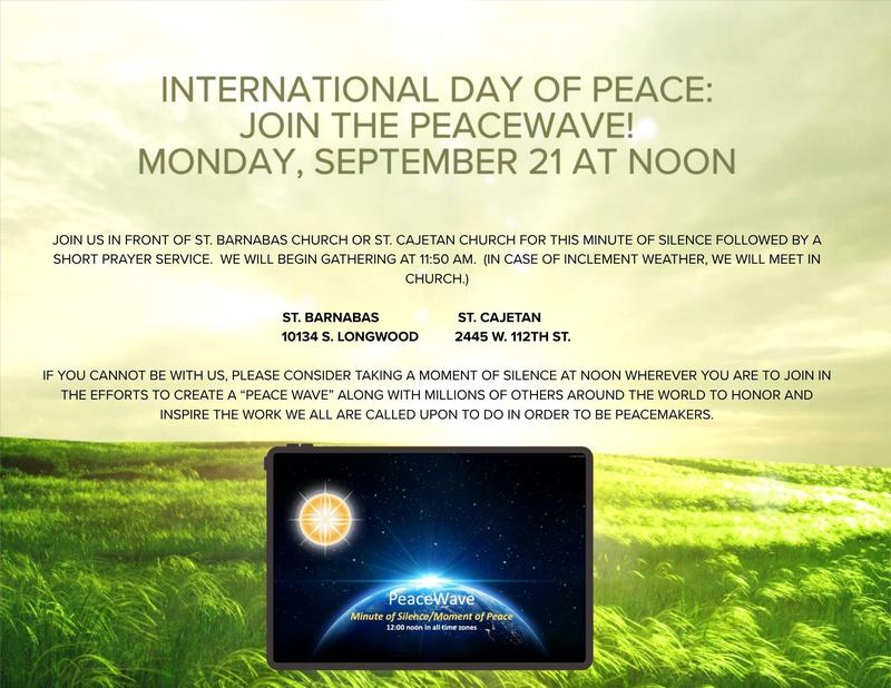 Join us for a peace wave. Featured Photo