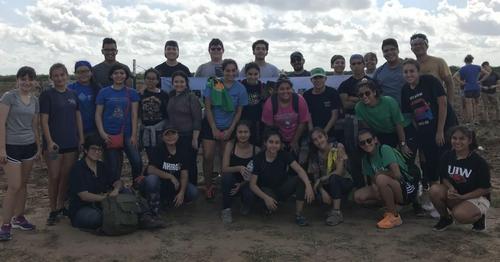Lamar students doing community service