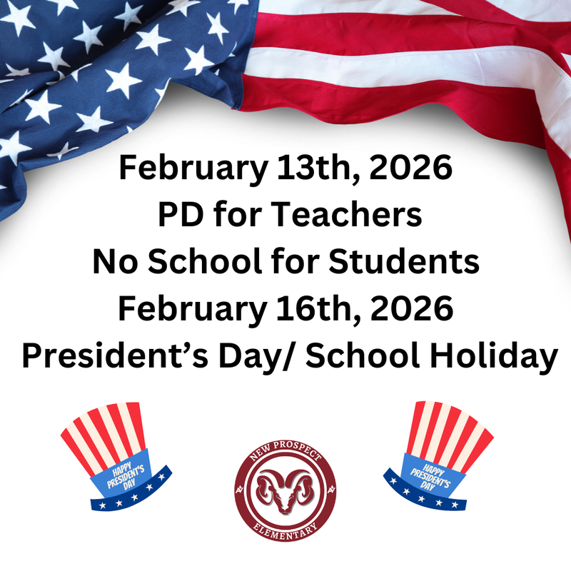 Feb 13 Teacher PD day/ no students Feb 16 No school