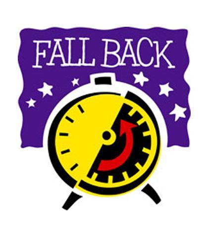 fall back for Daylight Saving Time