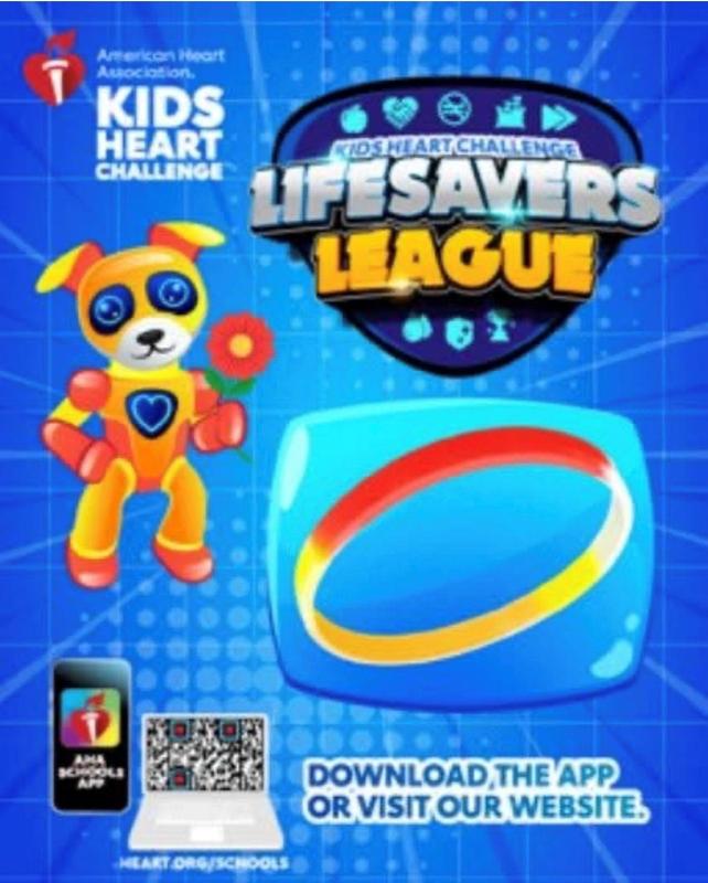 Kids Heart Challenge advertisement with a gaming theme