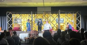 wide stage picture of actors at ICC